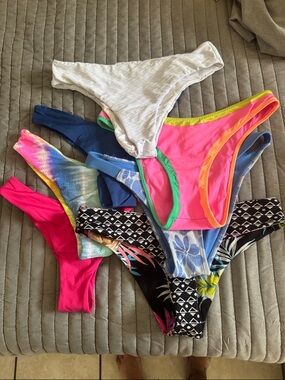 Mixed Color Bikini Bottoms Pack - Bright Neons & Prints